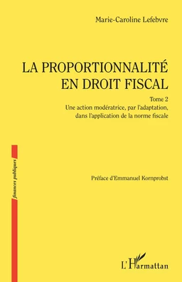 La proportionnalité en droit fiscal