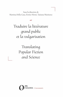 Traduire la littérature grand public et la vulgarisation