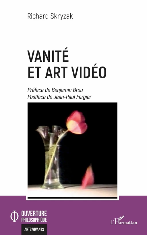 Vanité et art vidéo - Richard Skryzak - Editions L'Harmattan