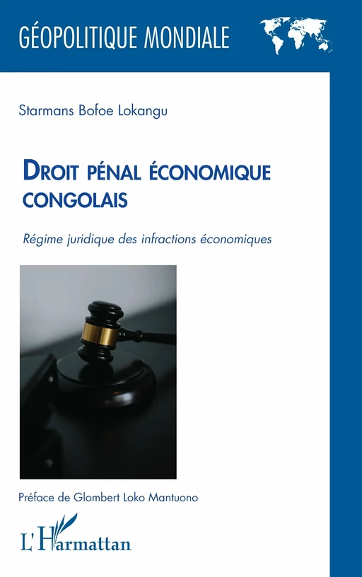 Droit pénal économique congolais - Starmans Bofoe Lokangu - Editions L'Harmattan