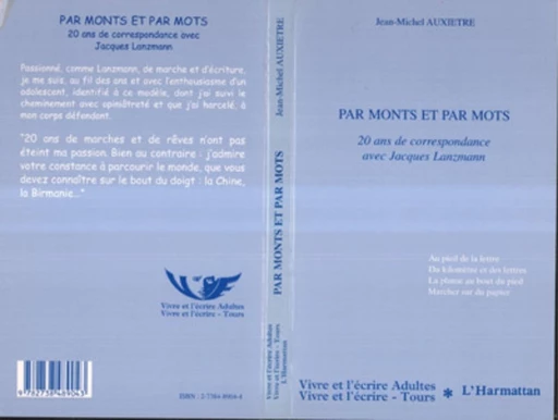 PAR MONTS ET PAR MOTS - Jean-Michel Auxiètre - Editions L'Harmattan