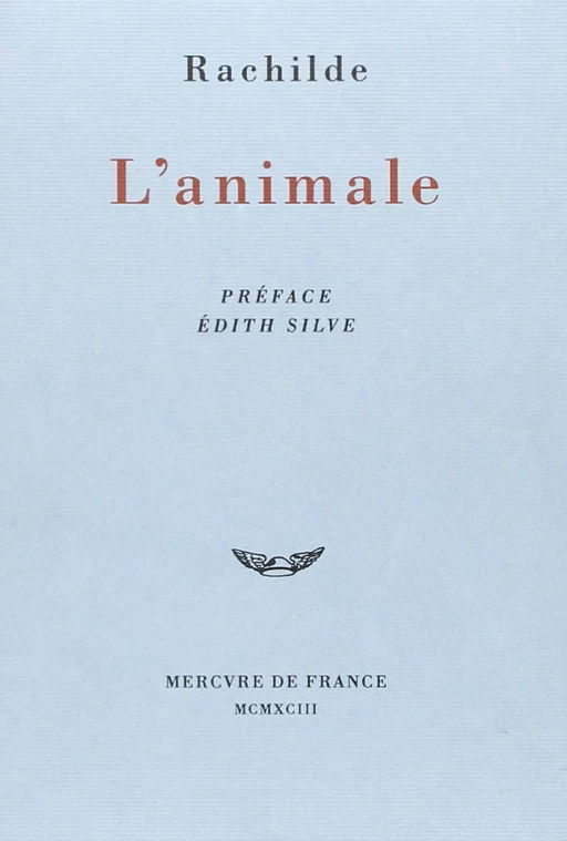 L'animale -  Rachilde - Le Mercure de France