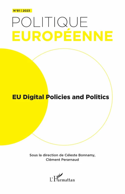 EU Digital Policies and Politics -  - Editions L'Harmattan