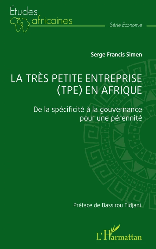 La très petite entreprise (TPE) en Afrique - Serge Francis Simen - Editions L'Harmattan