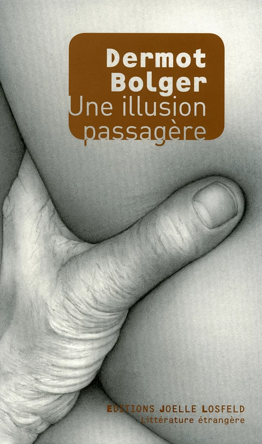 Une illusion passagère - Dermot Bolger - Éditions Joëlle Losfeld