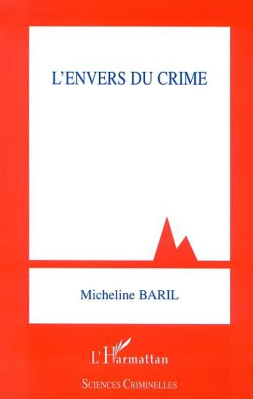 L'envers du crime - Micheline Baril - Editions L'Harmattan