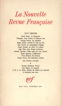 Jean Grenier N° 221