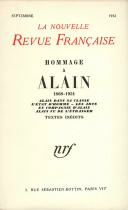 Hommage ŕ Alain N' (Septembre 1952)