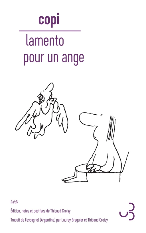 Lamento pour un ange -  Copi - Bourgois