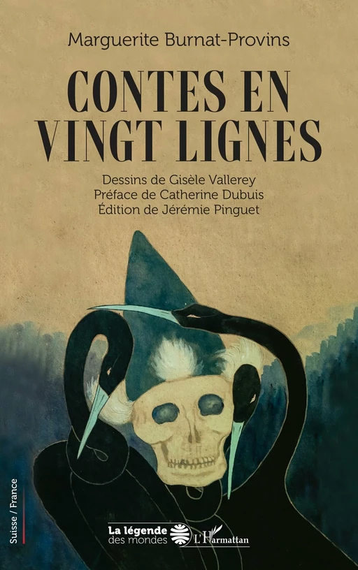 Contes en vingt lignes - Marguerite Burnat-Provins - Editions L'Harmattan