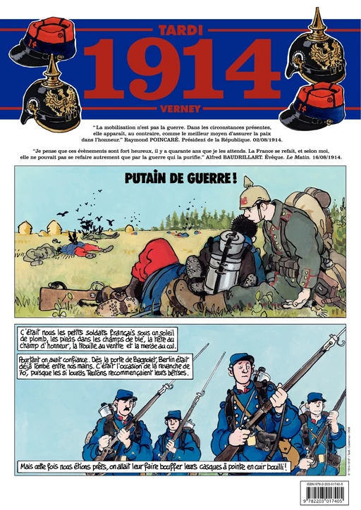 Journal de guerre – 1914 -  Tardi, Jean-Pierre Verney - Casterman