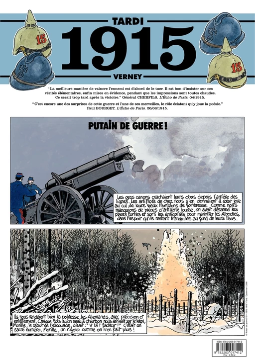 Journal de guerre – 1915 -  Tardi, Jean-Pierre Verney - Casterman