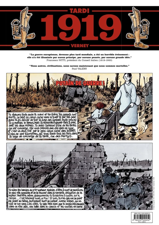 Journal de guerre – 1919 -  Tardi, Jean-Pierre Verney - Casterman