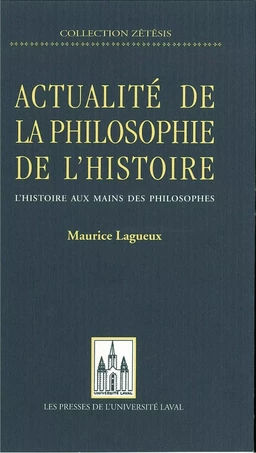 Actualité de la philosophie de l'histoire