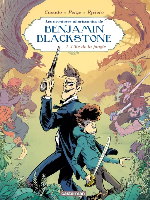 Benjamin Blackstone (Tome 1) - L'île de la jungle - Nicolas Perge, François Rivière - Casterman