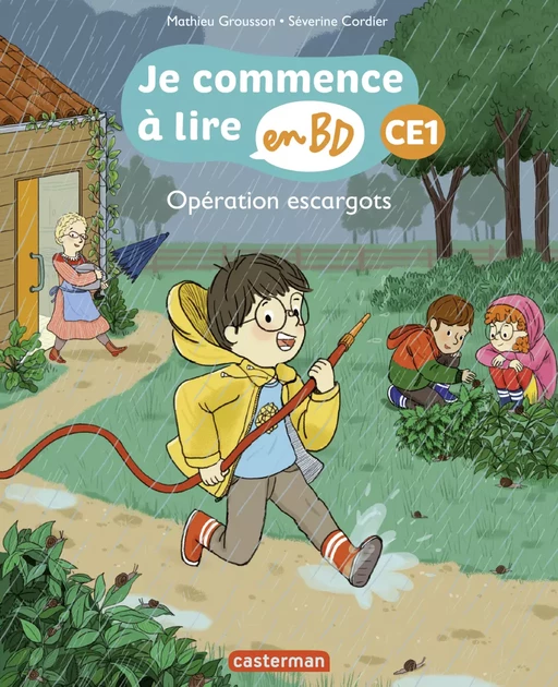 Opération escargots - Je commence à lire en BD : CE1 - Mathieu Grousson - Casterman