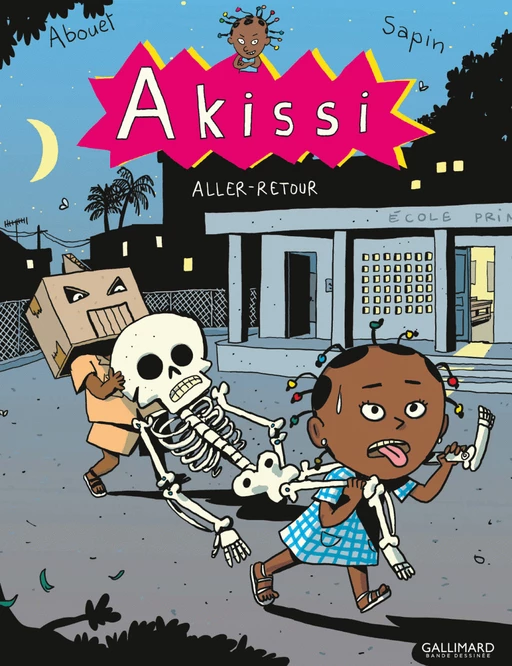 Akissi (Tome 9) - Aller-retour - Marguerite Abouet, Mathieu Sapin - Éditions Gallimard BD