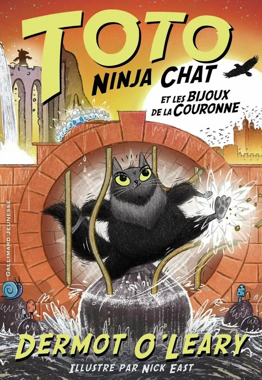 Toto Ninja chat (Tome 4) - Toto Ninja chat et les bijoux de la couronne - Dermot O'Leary - Gallimard Jeunesse