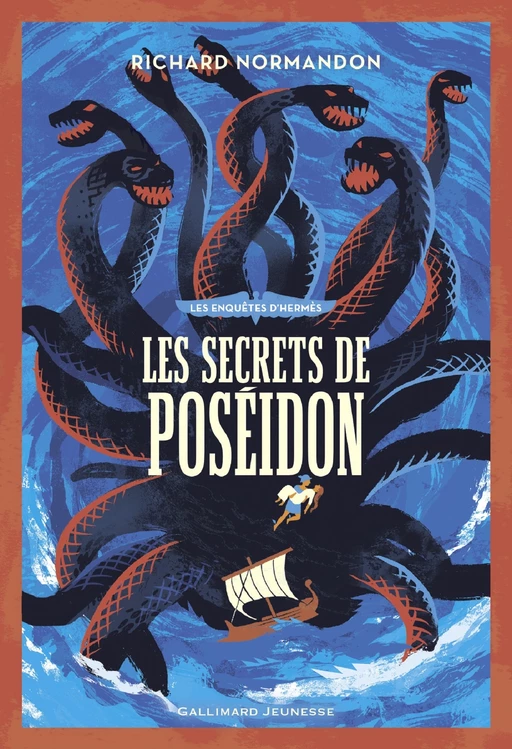 Les enquêtes d'Hermès (Tome 5) -  Les secrets de Poséidon - Richard Normandon - Gallimard Jeunesse