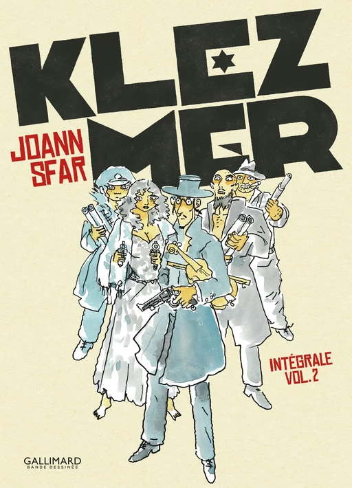 Klezmer - L'Intégrale (volume 2) - Joann Sfar - Éditions Gallimard BD