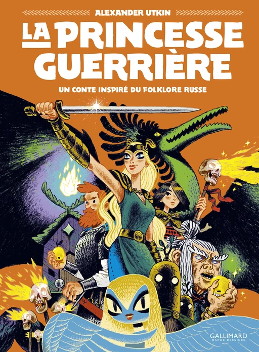 La Princesse guerrière - Alexander Utkin - Éditions Gallimard BD