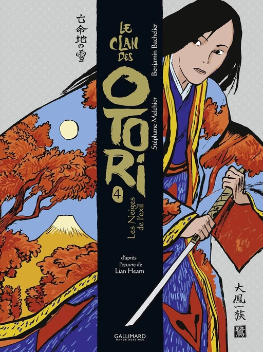 Le Clan des Otori (Tome 4) - Les Neiges de l'exil - Lian Hearn, Benjamin Bachelier, Stéphane Melchior - Éditions Gallimard BD