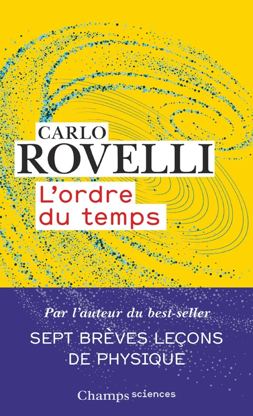 L'ordre du temps - Carlo Rovelli - Flammarion