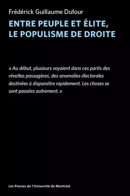 Entre peuple et élite, le populisme de droite