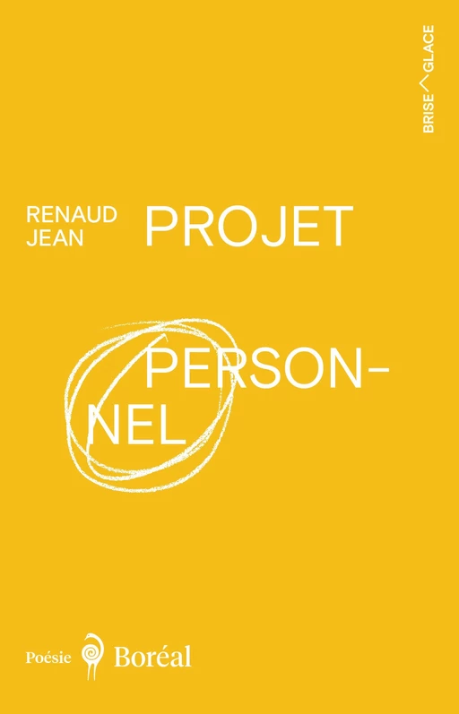 Projet personnel - Renaud Jean - Editions du Boréal