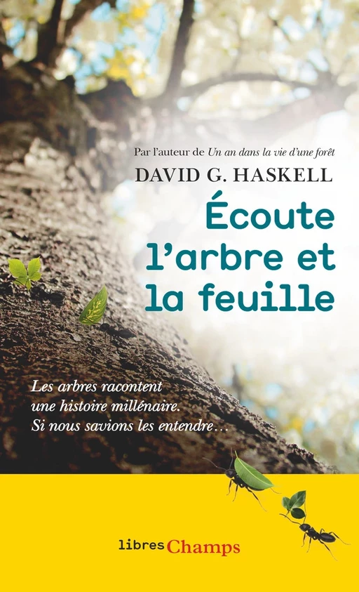 Écoute l’arbre et la feuille - David George Haskell - Flammarion