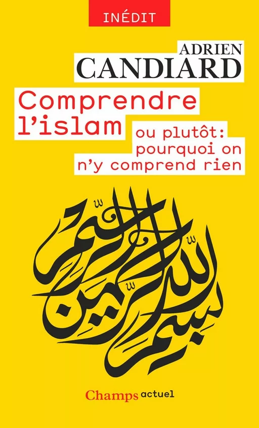 Comprendre l'islam. ou plutôt : pourquoi on n'y comprend rien - Adrien Candiard - Flammarion