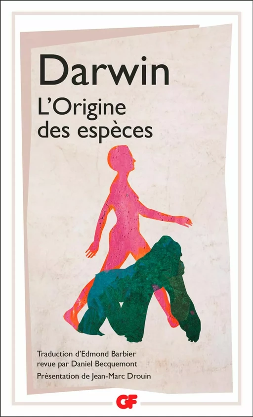 L'Origine des espèces - Charles Darwin - Flammarion