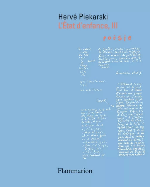 L’État d’enfance, III - Hervé Piekarski - Flammarion