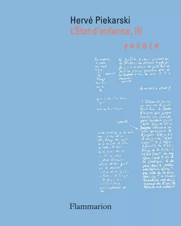 L’État d’enfance, III