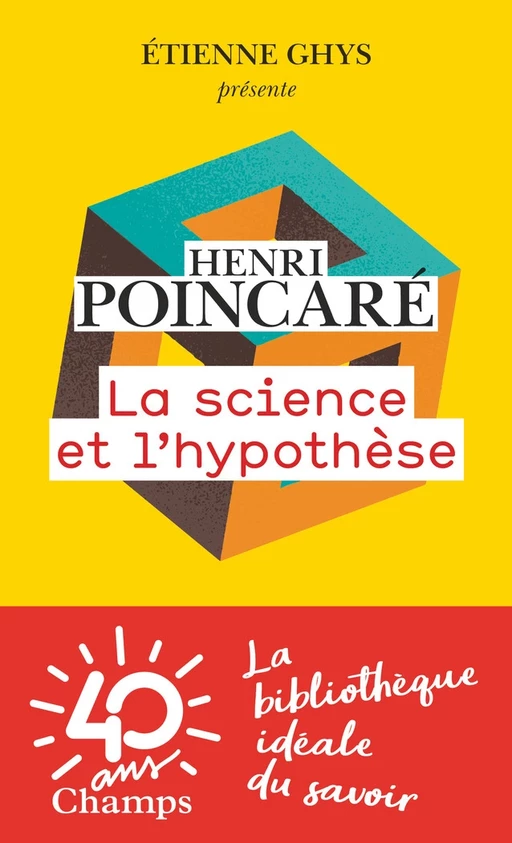 La science et l'hypothèse - Henri Poincaré - Flammarion