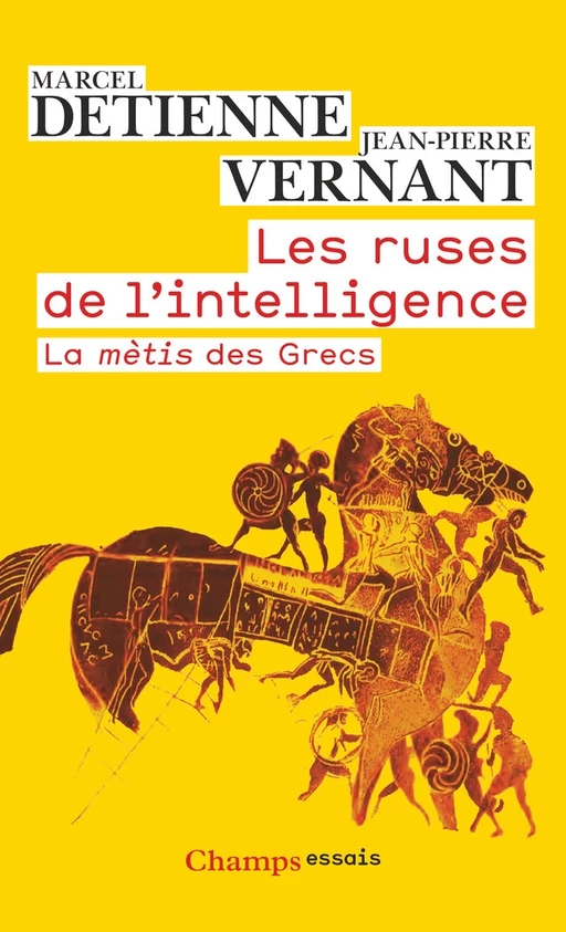 Les ruses de l'intelligence - MARCEL Detienne, Jean-Pierre Vernant - Flammarion