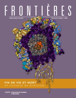 Frontières. Vol. 34 No. 1, 2023