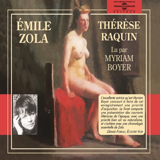 Thérèse Raquin - Emile Zola - Frémeaux & Associés