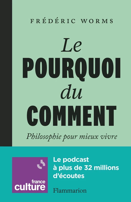 Le Pourquoi du comment. Philosophie pour mieux vivre - Frédéric Worms - Flammarion