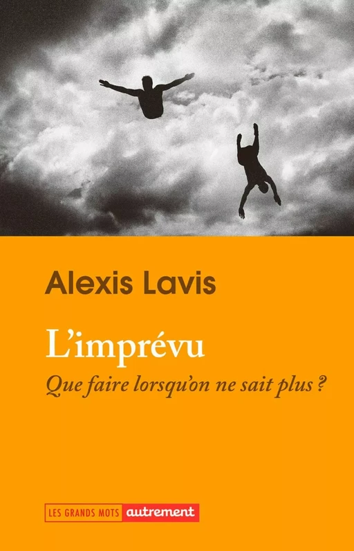 L'imprévu. Que faire lorsqu'on ne sait plus ? - Alexis Lavis - Autrement