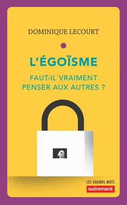 L'égoïsme