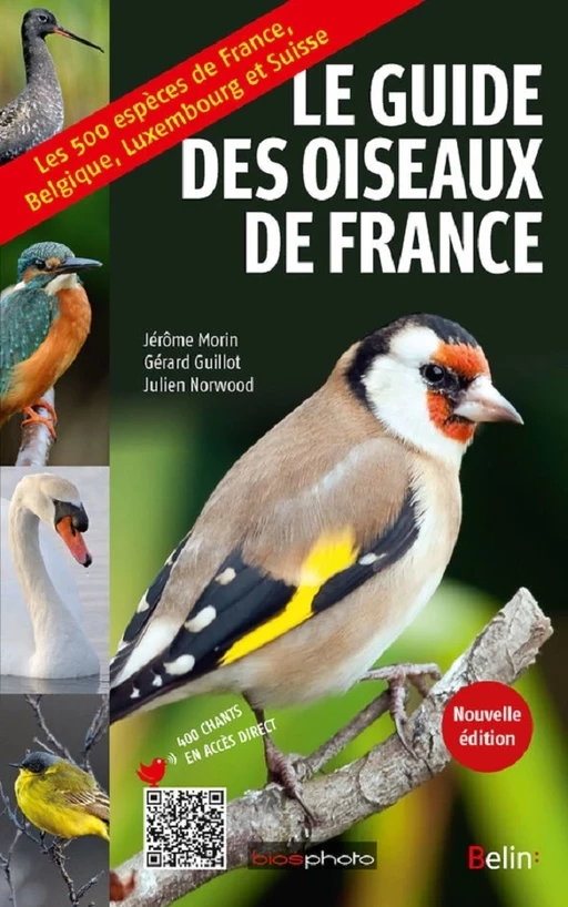 Le guide des oiseaux de France - Julien Norwood, Jérôme Morin, Gérard GUILLOT - Humensis