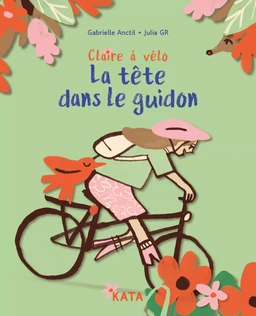 Claire à vélo