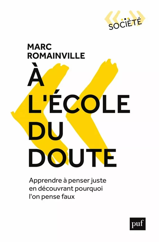 À l'école du doute - Marc Romainville - Humensis