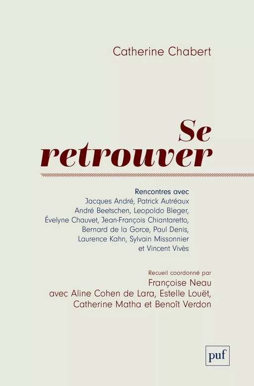 Se retrouver - Catherine Chabert - Humensis