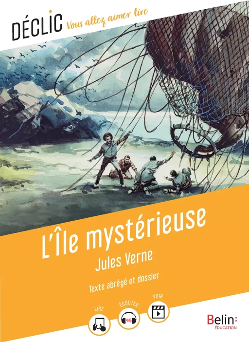 L'Île mystérieuse de Jules Verne - Jules Verne, Cédric Hannedouche - Humensis