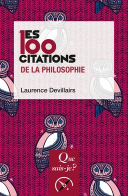 Les 100 citations de la philosophie