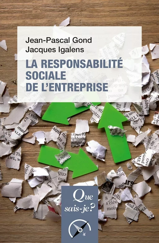 La Responsabilité sociale de l'entreprise - Jacques Igalens, Jean-Pascal Gond - Humensis