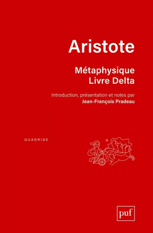 Métaphysique. Livre Delta - Jean-François Pradeau,  Aristote - Humensis