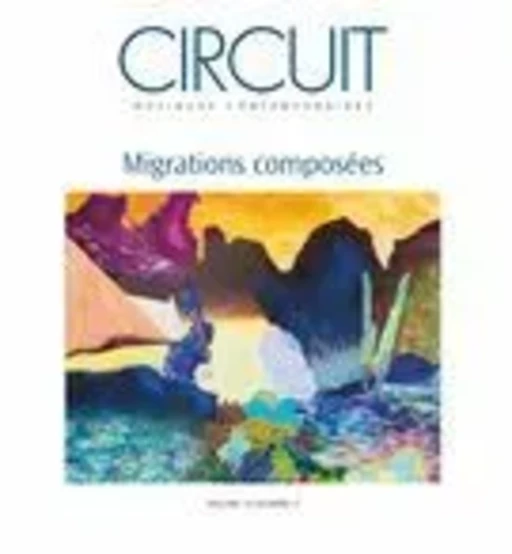 Circuit. Vol. 33 No. 3, 2023 - Terri Hron, Farangis Nurulla-Khoja, Viktor Lazarov, Miodrag Lazarov Pashu, Daniel Áñez, Ana Dell’Ara-Majek, Roozbeh Tabandeh, Louis-Michel Tougas, Gabrielle Blais-Sénéchal - Circuit, musiques contemporaines